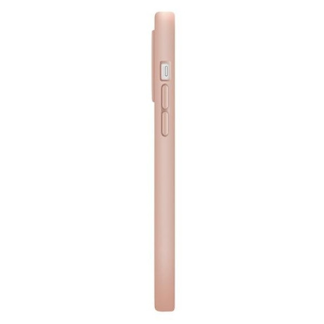 Оригінальний чохол UNIQ etui Lino Hue для Phone 13 Pro - pink