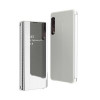 Дзеркальний чохол-книжка Flip View Cover Samsung Galaxy A50/A50S/A30S-сріблястий