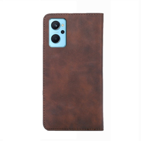 Чехол-книжка Retro Skin Feel Business Magnetic на Realme 9i/OPPO A76/A96 - коричневый