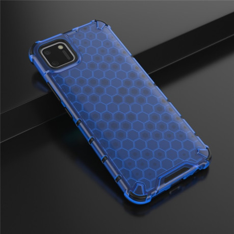 Противоударный чехол Honeycomb на Realme C11 - синий