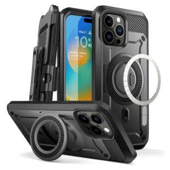 Двухсторонний чехол Supcase UB PRO MAG (MagSafe) для iPhone 15 Pro - Black