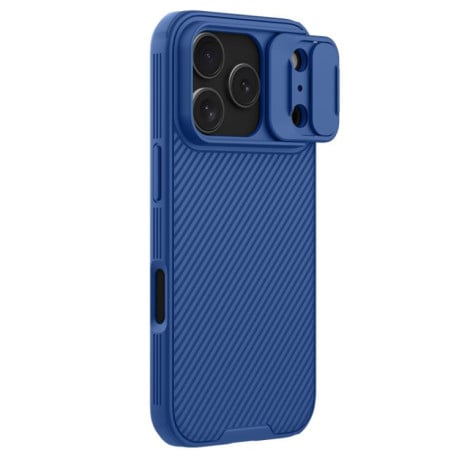 Чохол NILLKIN CamShield Pro із шторкою для камери на iPhone 17 Pro - синій