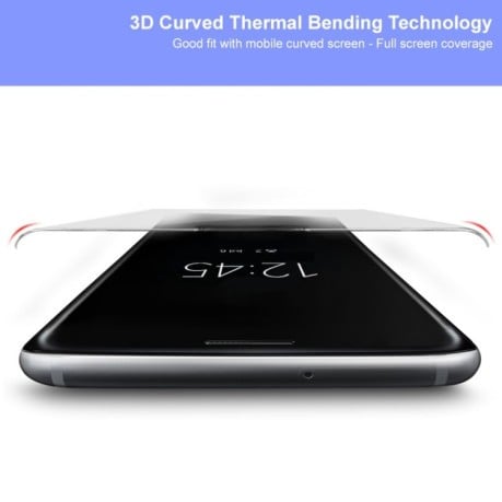 Защитное 3D стекло IMAK Curved Edge Full Screen для Samsung Galaxy S21 Ultra - черное