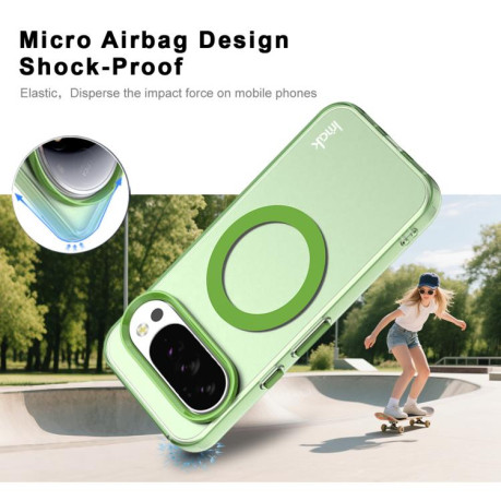 Протиударний чохол IMAK Candy Series Shockproof MagSafe для Google Pixel 10 Pro XL - зелений