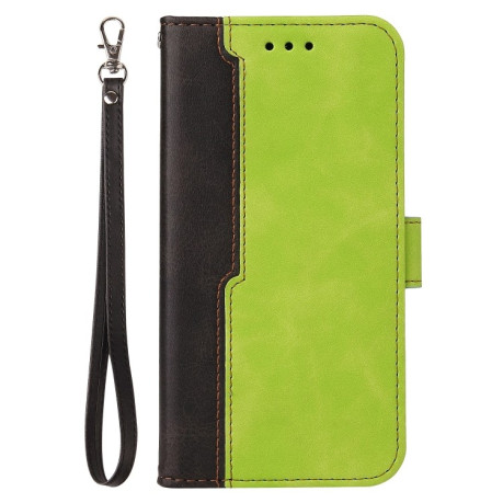 Чехол-книжка Business Stitching-Color для Samsung Galaxy M52 5G - зеленый