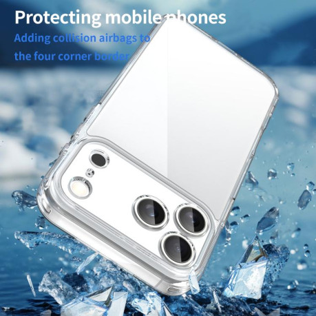 Чехол PC Hybrid TPU Airbag Shockproof для iPhone 17 Pro Max - прозрачный