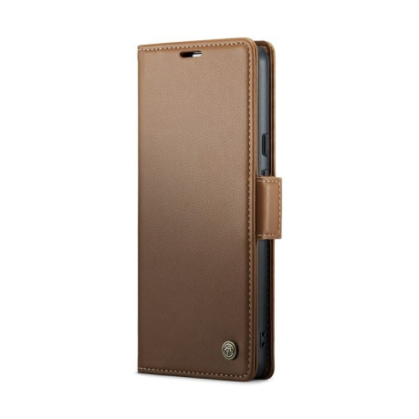 Чохол-книжка CaseMe 023 Butterfly Buckle Litchi Texture RFID Anti-theft Leather для Google Pixel 9 Pro XL - коричневий