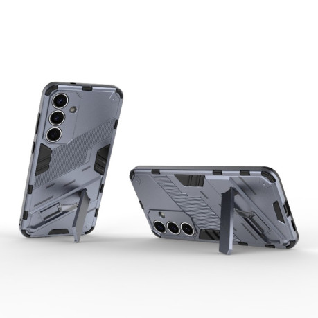 Противоударный чехол Punk Armor для Samsung Galaxy S25+ 5G - серый