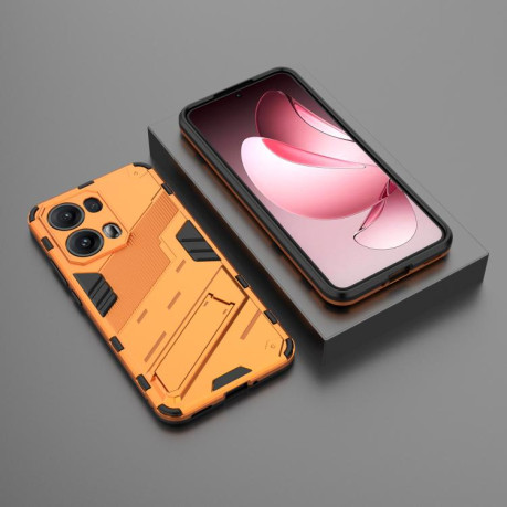 Противоударный чехол Punk Armor для OPPO Reno13 Pro 5G Global - оранжевый