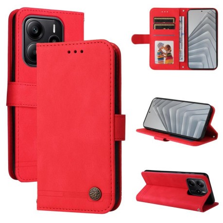 Чехол-книжка Skin Feel Life Tree для Xiaomi Redmi Note 14 4G 164.84mm - красный