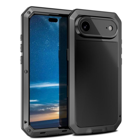 Противоударный чехол Shockproof IP54 Life Waterproof для iPhone Air - черный