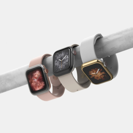 Металева накладка Ringke Bezel Styling для Apple Watch 6/5/4/SE 40mm - срібляста