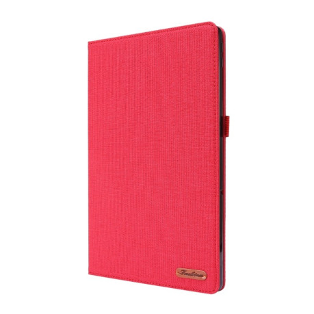 Чохол-книжка Fabric Leather для Realme Pad 11 - червоний