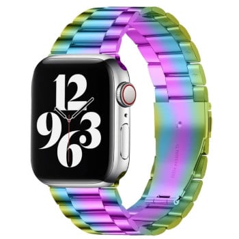 Ремінець 3 Beads Stainless для Apple Watch 10 46mm/Ultra 49mm / Series 8/7 45mm / 44mm / 42mm - різнокольоровий