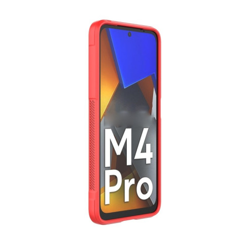 Силиконовый чехол Magic Flannel для Xiaomi Poco M4 Pro 4G - черный