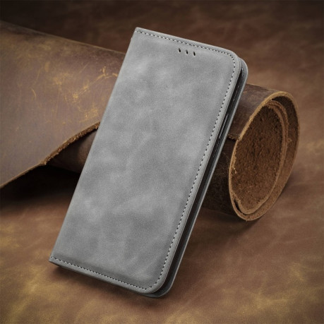Чехол-книжка Retro Skin Feel Business Magnetic для OnePlus Nord N30 SE - серый