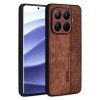 Чехол AZNS с 3D-тиснением и мягким покрытием Skin Feel на Xiaomi 15T Pro 5G — коричневый