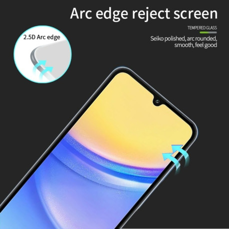 Защитное стекло MOFI 9H 3D Full Screen на Samsung Galaxy A16 5G - черное