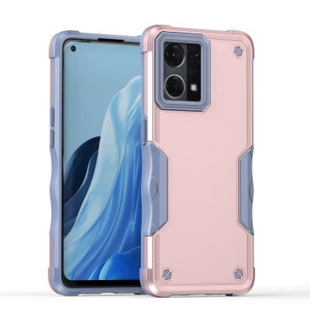 Противоударный чехол EsCase durable для OPPO Reno7 4G - розовое золото