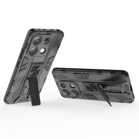 Противоударный чехол Supersonic для Redmi Note 13 4G - черный