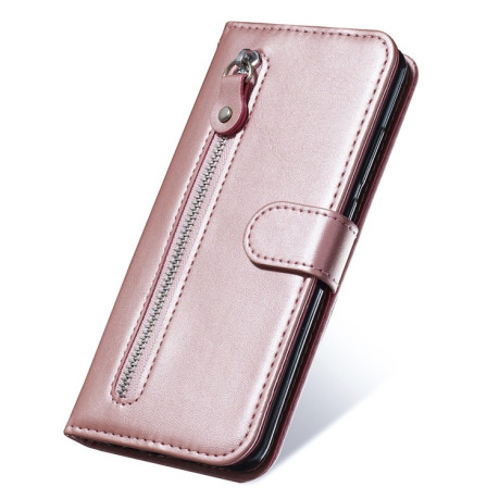 Чохол-книжка Fashion Calf Texture для Xiaomi Redmi Note 12 Pro 4G/11 Pro Global(4G/5G)/11E Pro - рожеве золото