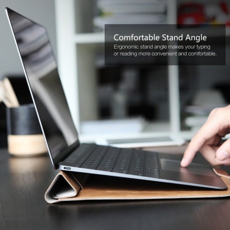 Шкіряний Чохол Конверт Rock Apple Laptop Bag для Macbook Air 13
