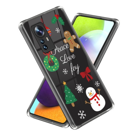 Противоударный чехол Christmas Patterned для Xiaomi 12 Pro - Happy Yeti