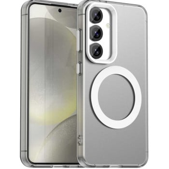 Протиударний чохол MagSafe Holder PC Hybrid  для Samsung Galaxy S25+ 5G - білий