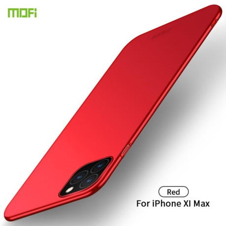 Ультратонкий чохол MOFI Frosted PC на iPhone 11 Pro Max - червоний