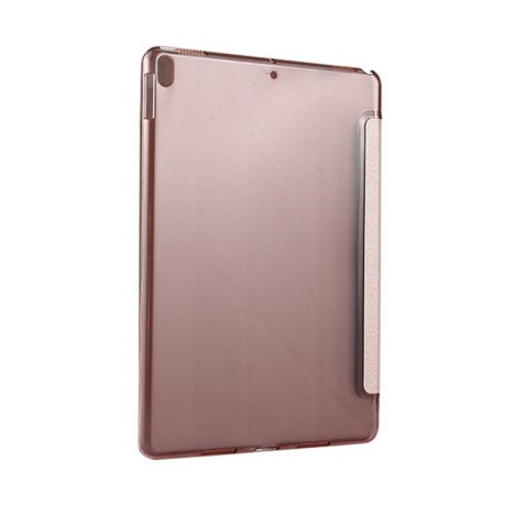Чохол Silk Texture Deformation Flip Sleep/Wake-up рожеве золото для iPad Air 2019/Pro 10.5