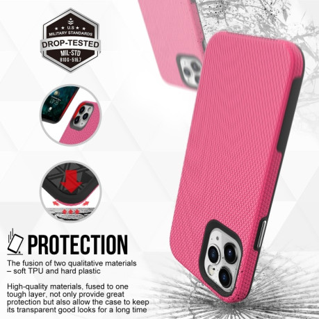 Противоударный чехол Triangle Armor на iPhone 12/12 Pro - розовый