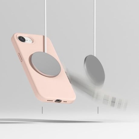 Оригінальний силіконовий чохол Ringke Silicone Magsafe для iPhone 16e - Pink