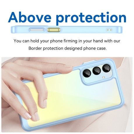 Противоударный чохол Colorful Acrylic Series для Samsung Galaxy A26 5G - синий