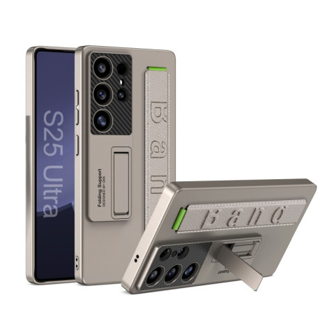 Протиударний чохол GKK Wristband with Holder  для Samsung Galaxy S25 Ultra 5G - Titanium Gray