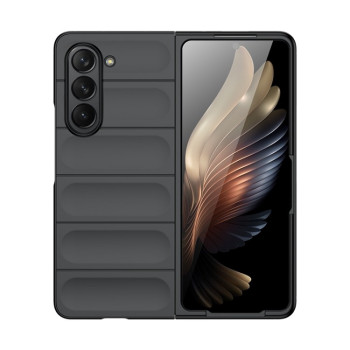 Силиконовый чехол Skin Feel Magic Shield для Samsung Galaxy Fold 5 - черный