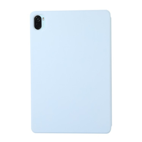 Магнитный чехол-книжка Solid Color Magnetic для Xiaomi Pad 5 / Pad 5 Pro - голубой