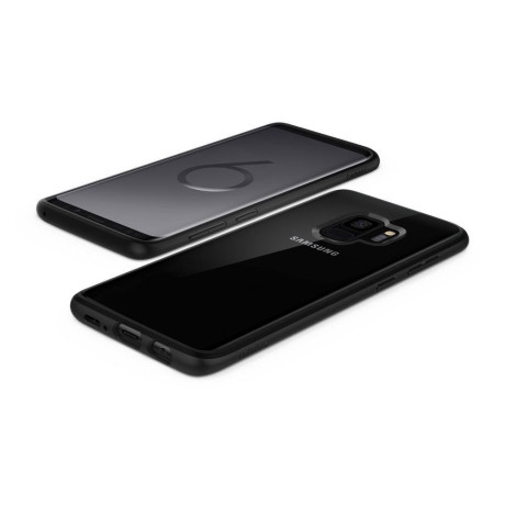 Оригинальный чехол Spigen Ultra Hybrid на Samsung Galaxy S9 Matte Black