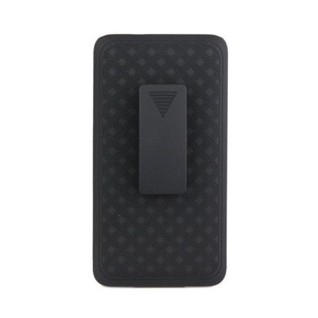 Черный Пластиковый Чехол с Держателем для Samsung Galaxy Note 4