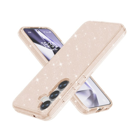 Протиударний чохол Terminator Style Glitter для Samsung Galaxy S25+ 5G - золотий
