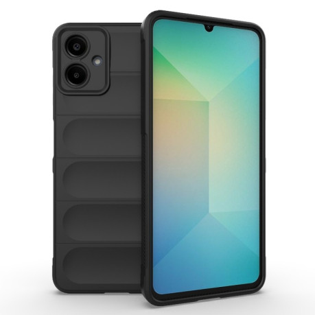 Силіконовий чохол Magic Flannel для Samsung Galaxy A06 4G - чорний