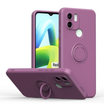 Противоударный чехол Ring Kickstand для Xiaomi Redmi A1/A2/ A1+/A2+- фиолетовый