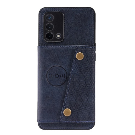 Протиударний чохол Double Buckle для OPPO A74 4G - синій
