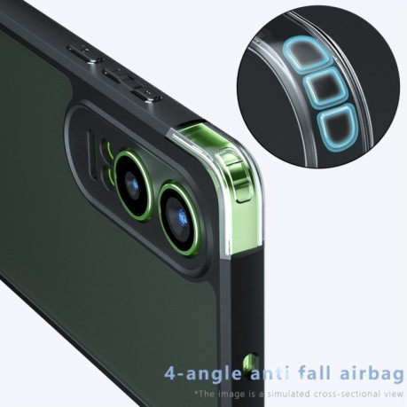 Протиударний чохол Armor Precise Hole PC Hybrid TPU для OnePlus Nord CE4 Lite - чорний