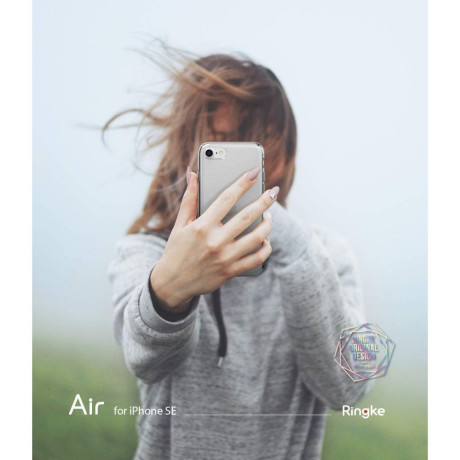 Оригінальний чохол Ringke Air на iPhone SE 3/2 2022/2020/8/7 transparent (ARAP0031)