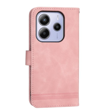 Чохол-книжка Dierfeng Dream Line для Xiaomi Redmi Note 14 4G 164.48mm - розовый
