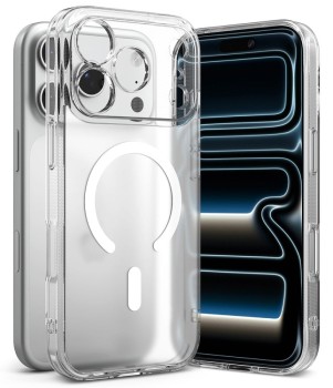 Оригінальний чохол Ringke Fusion Magnetic MagSafe для iPhone 17 Pro Max / 18 Pro Max — прозорий