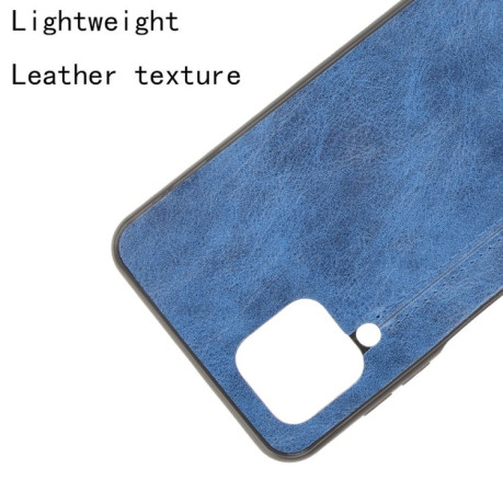 Ударозащитный чехол Sewing Cow Pattern на Samsung Galaxy M32 4G - синий