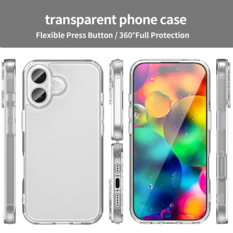 Чохол PC Hybrid TPU Airbag Shockproof для iPhone 17 - прозорий