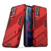 Противоударный чехол Punk Armor для Xiaomi Redmi Note 11 / Note 11S Global - красный