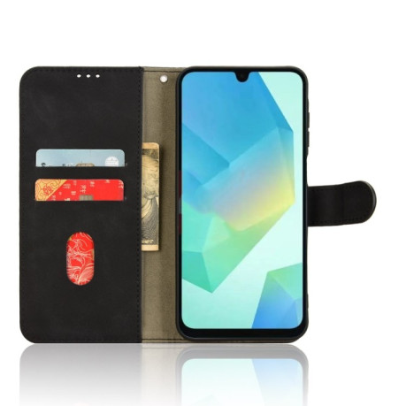 Чехол-книжка Retro Skin Feel Business Magnetic на Samsung Galaxy A16 5G - черный